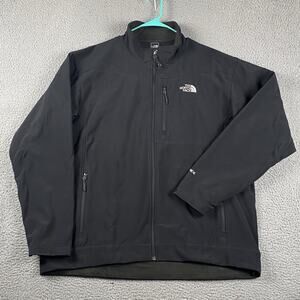 The North Face Jacket Mens 2XL Black Apex Bionic Softshell Full Zip Pockets